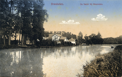 8762 Gezicht over de Vecht bij Breukelen uit het zuiden, met op de achtergrond het huis Orttswarande.